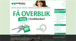 Desktop Screenshot of alm.kreditbanken.dk