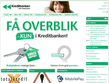 Tablet Screenshot of alm.kreditbanken.dk